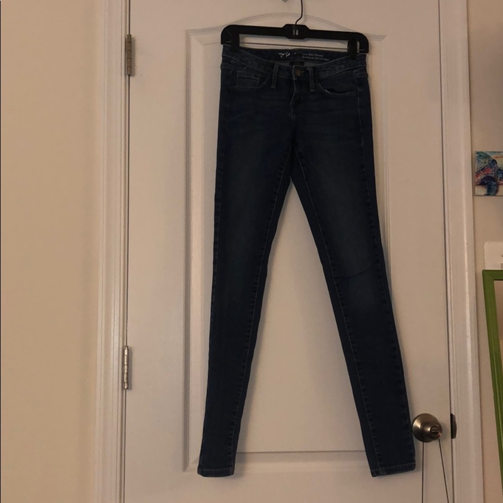 Dark Blue Low Rise Jeans size 2 Long